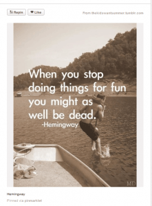 hemingway Hemingway quote on Pinterest